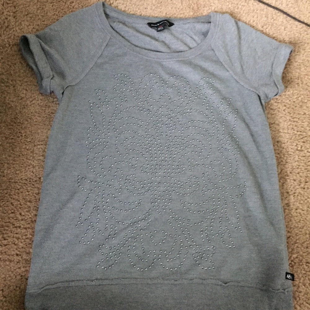 Rock & Republic XS Short Sleeve Top